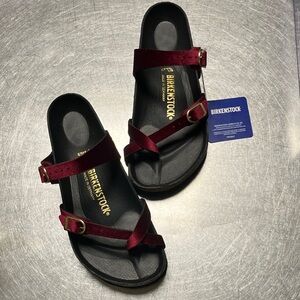 Birkenstock Mayari River Logo | Maroon | size 39